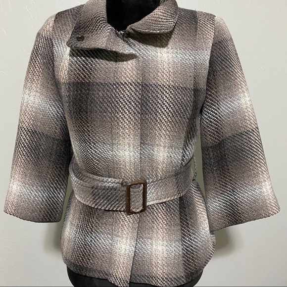 MOSSIMO wool plaid jacket size small - Picture 1 of 7